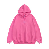 Men Hoodie Hooded Sweater Men's Loose Letter Embroidery Long Sleeve