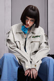 Unisex Jacket Autumn Deerskin Embroidered Jacket Coat Women's Clothing