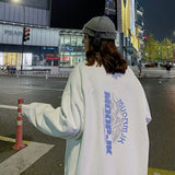 Men Hoodie Sweater Hong Kong Style Spring and Autumn Korean Style Trendy Couple Autumn