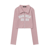 Women Long Sleeve T-Shirt Printed Long Sleeve T-shirt Street Casual Women's Autumn Short Top