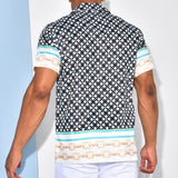 Men's Shirt Men's Summer Short-Sleeved Printed Casual Cool