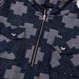 Men Hoodie Hooded Loose Top Coat Men's Three-Dimensional Denim