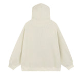 Men Hoodie Hooded Cardigan Sweater Men's Spring and Autumn Letter Towel