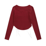 Women Long Sleeve T-Shirt Long Sleeve T-shirt Women's Spring and Autumn Lettered Casual Street