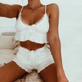 Women Co-Ord Set Summer Shorts Two Pieces