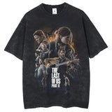 Harajuku Punk 250G Cotton T-shirt Vintage