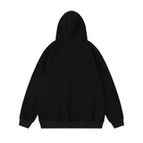 Men Hoodie Color Matching Butterfly Necklace Hooded Sweater