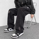 Men Sweatpants Corduroy Pants Men's Autumn and Winter Straight Loose Casual Pants