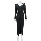 Women Desses Fall Women's Clothing Long Sleeve Dress