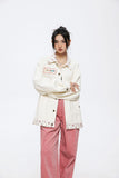 Unisex Jacket Autumn Vintage Embroidered Coat Women's Clothing