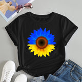 Ukraine Girl Clothes Jersey Ukrainian Flag Tshirt Women