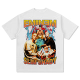 Detroit Eminem T Shirt Loose Heavy T Shirt