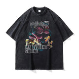 CHOSO T-shirts Hip Hop Vintage Washed Anime Getou