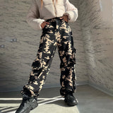 Women Cargo Pants Overalls Women's Autumn Loose Trousers