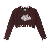 Women Sweater Short Sweater Spring and Autumn Casual Girls' Sweater