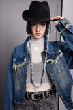 Unisex Jacket Autumn Distressed Hot Girl Denim Coat for Women