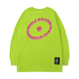 Men Long Sleeve Shirt round Neck Long Sleeve Men and Women Street Loose Casual Hip Hop Couple