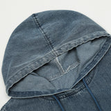 Women Hoodie Denim Hooded Sweater Women's Short Spring and Autumn Top