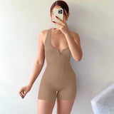 Women Jumpsuit Women's Summer Fashion Sleeveless Jumpsuit
