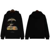Palm Angle Hoodie Palm Angels Palm Coconut Hooded Sweater Men and Women Loose