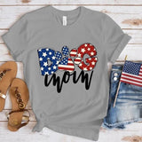 Women's Independence Day T Shirt round Neck Short Sleeve T-shirt Women's Top