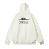 Men Hoodie Line Figure Printed Hoodie Loose Casual Long Sleeves Pullover Hoodie