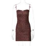 Women Halter Tops Summer Printing Slip Dress