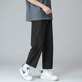 Men Sweatpants Ice Silk Pants Men's Summer Loose Trousers Trend