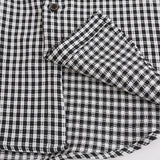 Men Long Sleeved T Shirt Contrast Color Stitching Long-Sleeved Shirt Men's Lapel Shirt Coat Spring and Autumn