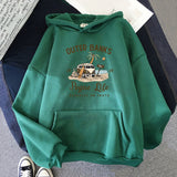 Hawaiian style printed Hoodie men's long sleeve