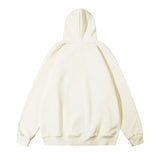 Men Hoodie Graffiti Letter Printed Hoodie