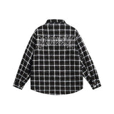 Unisex Jacket Fall Plaid Contrast Color Jacket Women's Clothing
