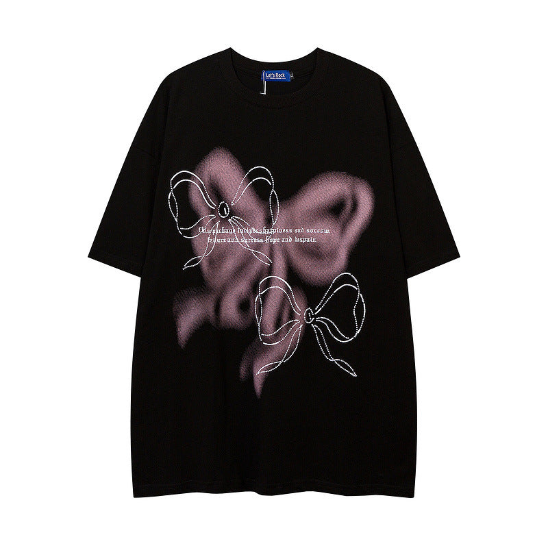 Men T Shirt Short Sleeve T-shirt Men and Women Street Loose Couple