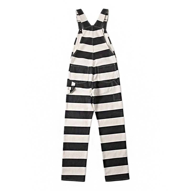 Men Pant Loose Casual Suspender Trousers Men's Pants Men