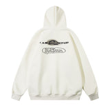 Men Hoodie Line Figure Printed Hoodie Loose Casual Long Sleeves Pullover Hoodie