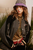 Unisex Jacket Autumn Back Printed Baseball Jacket Women's Clothing