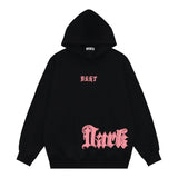 Men Hoodie Loose Hooded Sweater Men's Fashion Brand Vibe Letter Printed Long Sleeve Sports