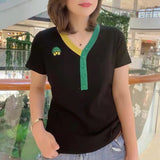 Women T-shirt Short Sleeve T-shirt Top