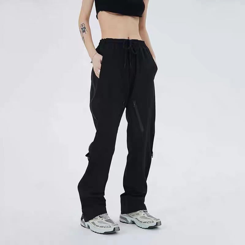 Men Sweatpants Design Zipper Pants Men's Fashion Brand