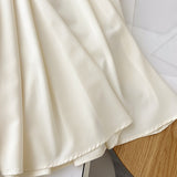 Women Skirt Summer Vintage Artistic Mid-Length Pleated Skirt