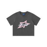Women T-shirt Short-Sleeved T-shirt Girls Casual Navel Summer Breathable