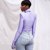 Women Jumpsuit Long Sleeve Sexy Slim Fit