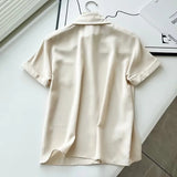 Women T-Shirt Summer Vintage Shirt Casual Short Sleeve Shirt