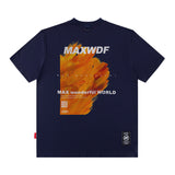 Men T Shirt Sunflower Oil Painting Printed Short-Sleeved T-shirt for Men and Women Couple