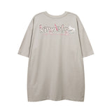 Men T Shirt Anime Print Casual All-Match Short-Sleeved T-shirt Men and Women