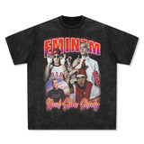 Detroit Eminem T Shirt Vintage Washed Old Blockbuster T-Shirt