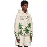 Palm Angle Hoodie Palm Angels Letter Cut Hooded Sweater Men's and Women's Hoodies Coat