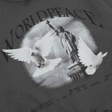 Men Hoodie Printed Sweater Casual Loose-Fitting Hoodie Men Peace Dove