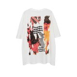 Men T Shirt Printed Short-Sleeved T-shirt Men's Loose Half Sleeve Couples Dress