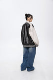 Unisex Jacket Autumn Couple Contrast Color Jacket Women's Clothing